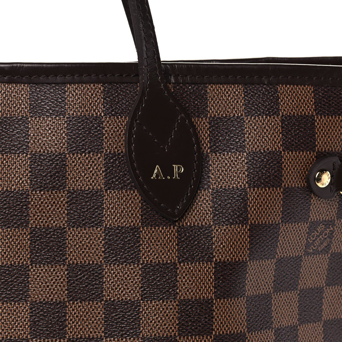 Damier Ebene Neo Neverfull MM Rose Ballerine