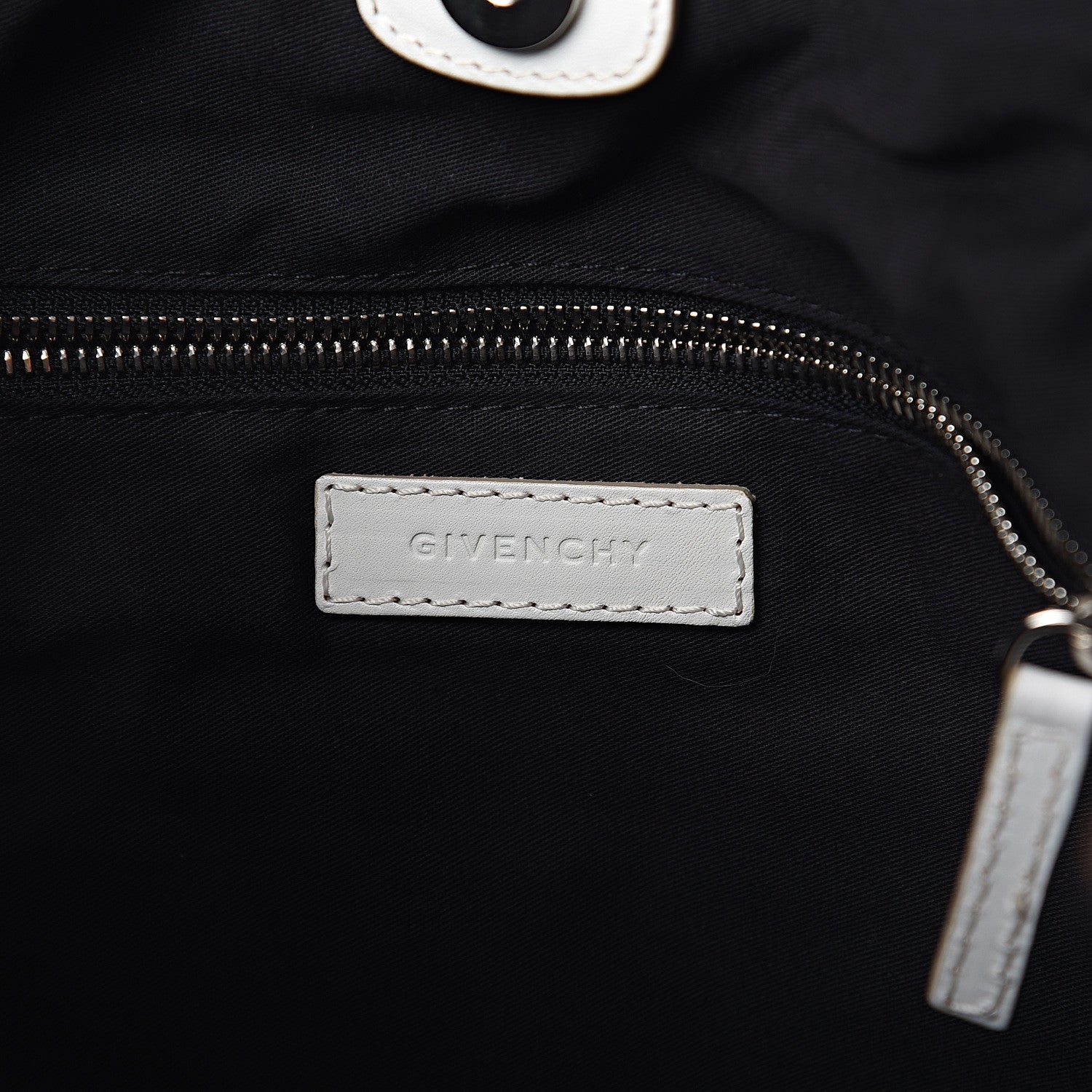 Givenchy Suede Calfskin Hobo Brown White 5 of 9