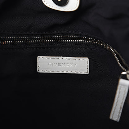 Givenchy Suede Calfskin Hobo Brown White 5 of 9