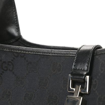 Gucci Monogram Small Jackie O Hobo Black 15 of 18