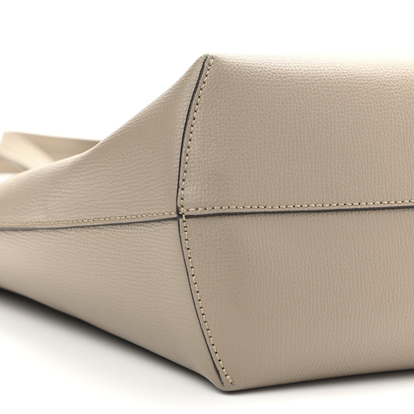 Vitello Vienna Enamel F is Fendi Shopping Tote Tortora Taupe