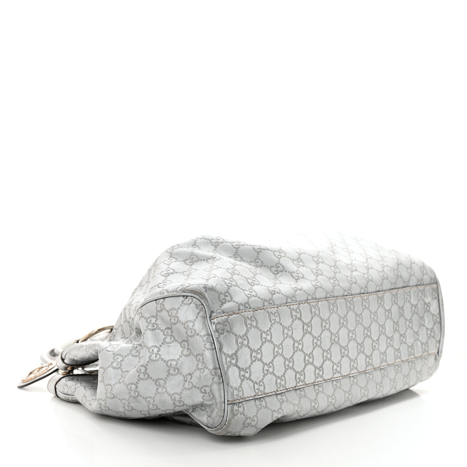 Gucci Guccissima Large Sukey Tote Silver 4 of 16