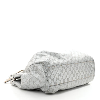 Gucci Guccissima Large Sukey Tote Silver 4 of 16