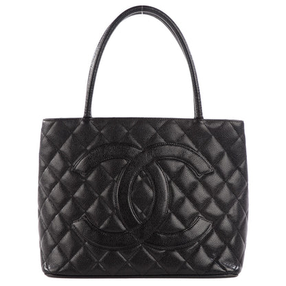 Chanel Caviar Quilted Medallion Tote Black 1 of 9