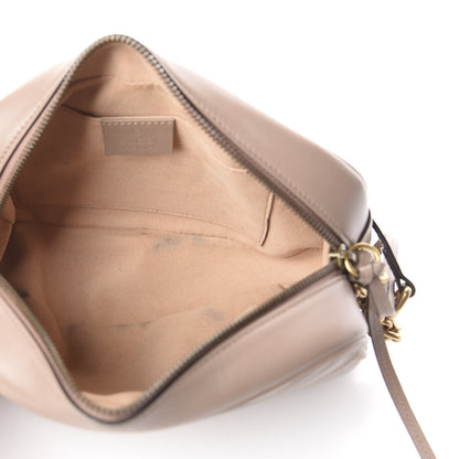 Gucci Calfskin Matelasse Small GG Marmont Chain Shoulder Bag Porcelain Rose 4 of 7