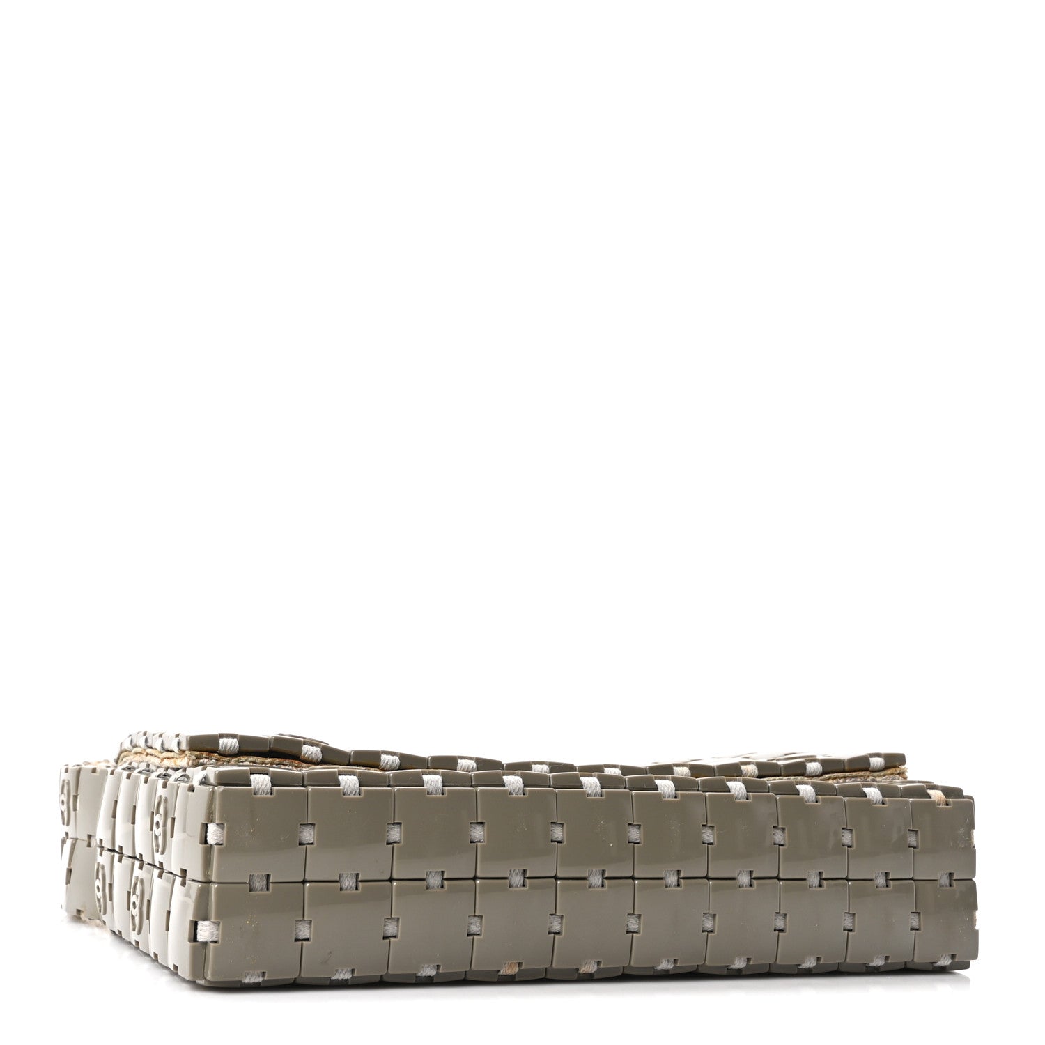 Chanel Tweed Resin Tile Flap Green 4 of 10