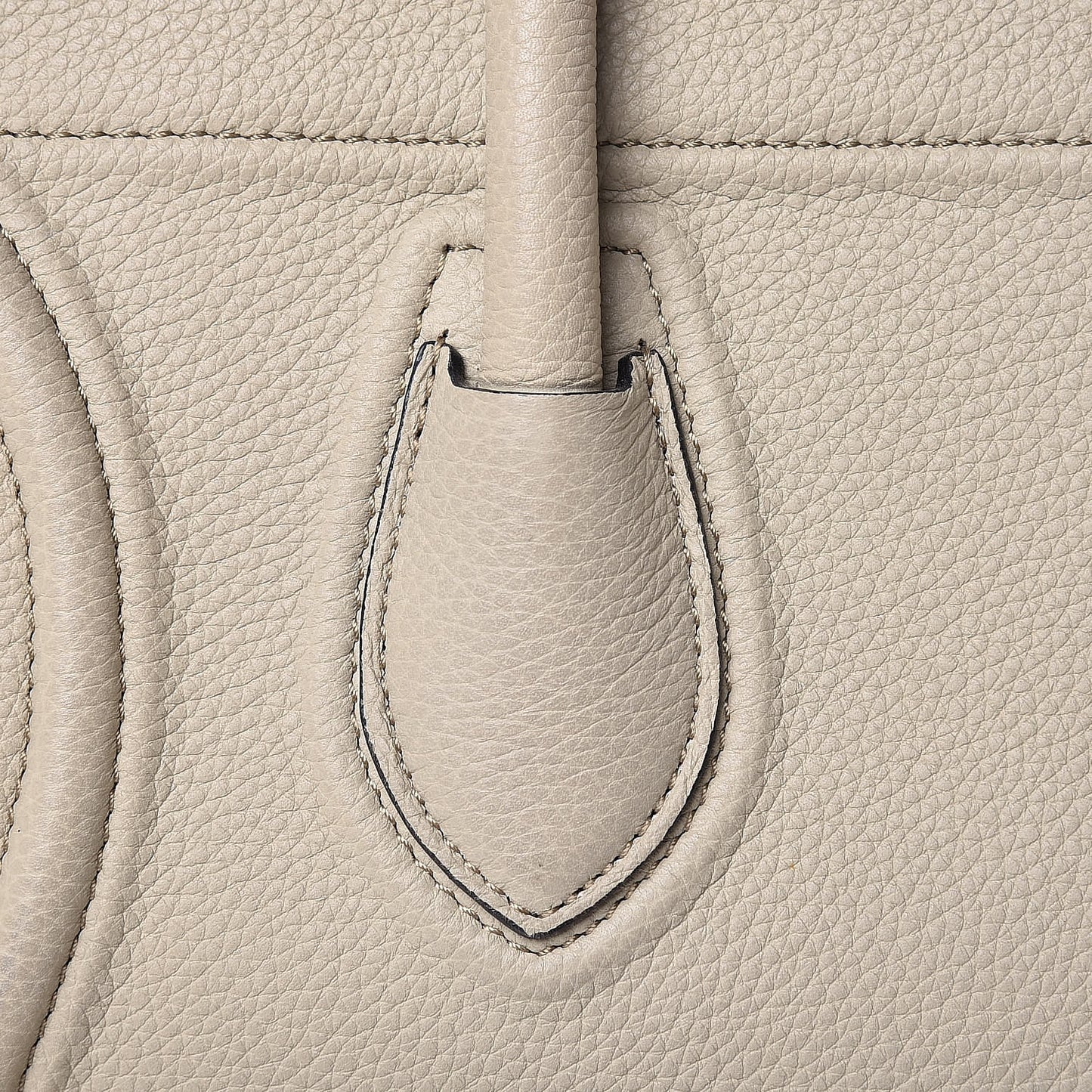 Baby Grained Calfskin Medium Phantom Luggage Quartz