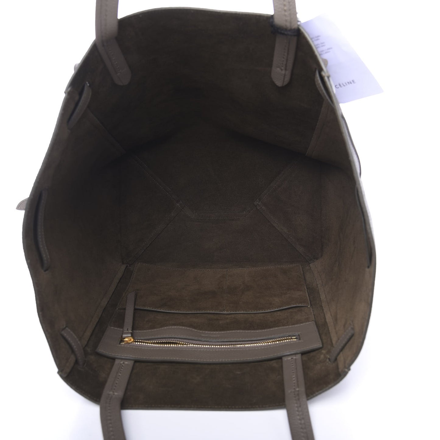 Soft Grained Calfskin Small Belt Cabas Phantom Taupe