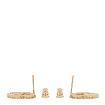 Fendi Metal Crystal F is Fendi Earrings Gold 3 of 5