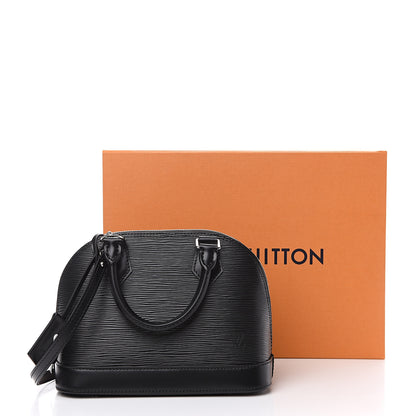 Louis Vuitton Epi Alma BB Black 9 of 9