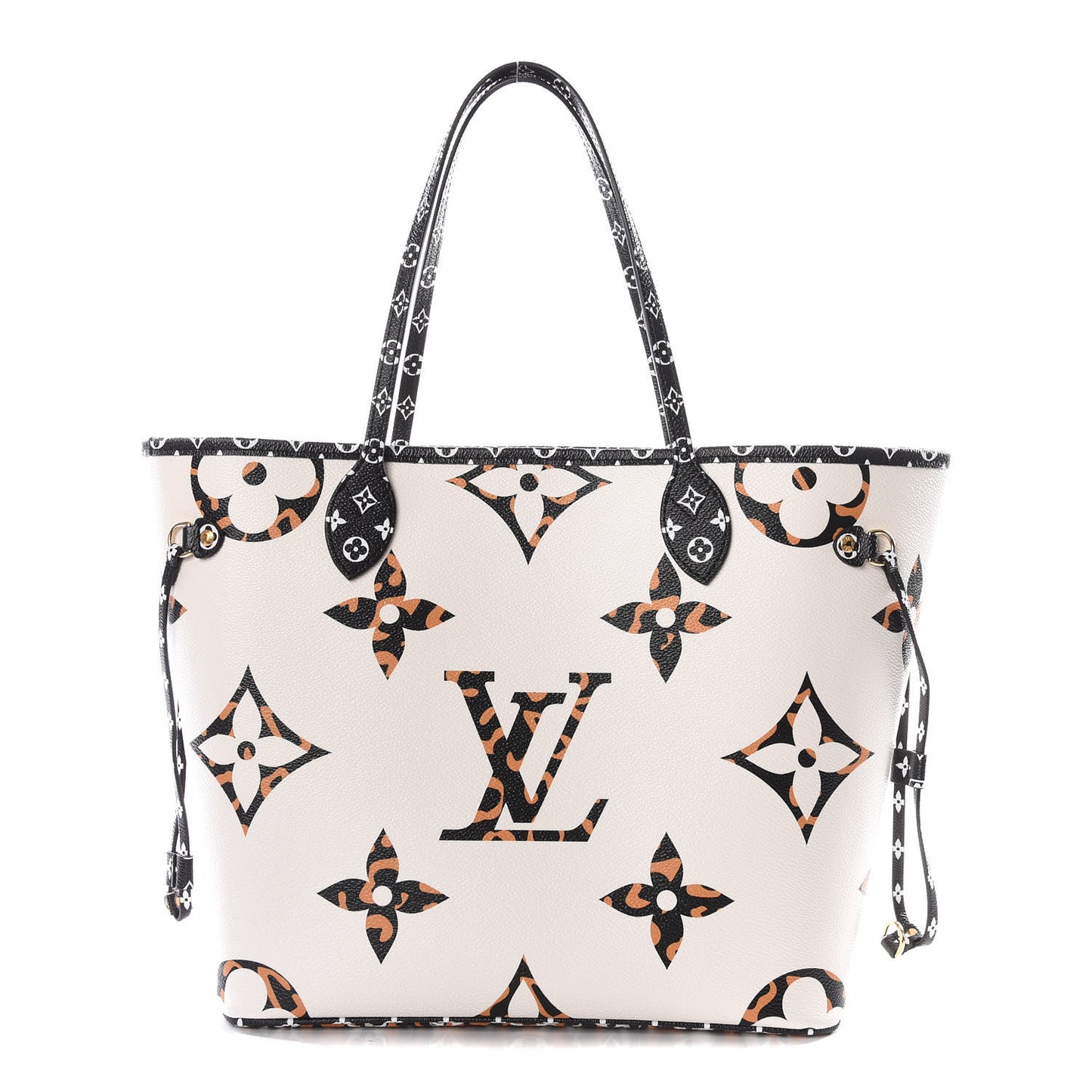 Monogram Giant Jungle Neverfull MM Ivory