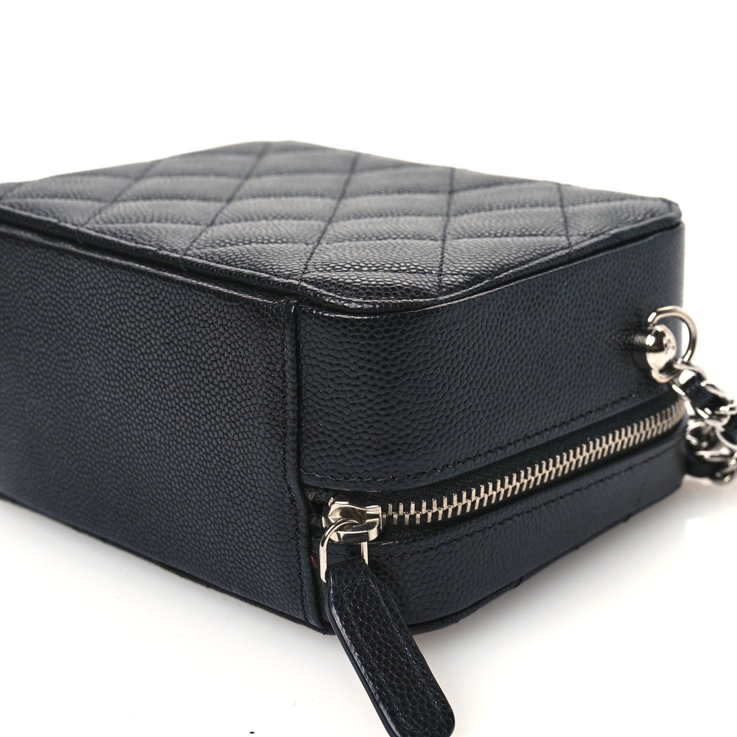 Caviar Quilted Camera Bag Black