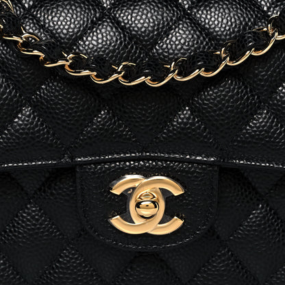 Chanel Caviar Quilted Small Double Flap Black 8 of 13