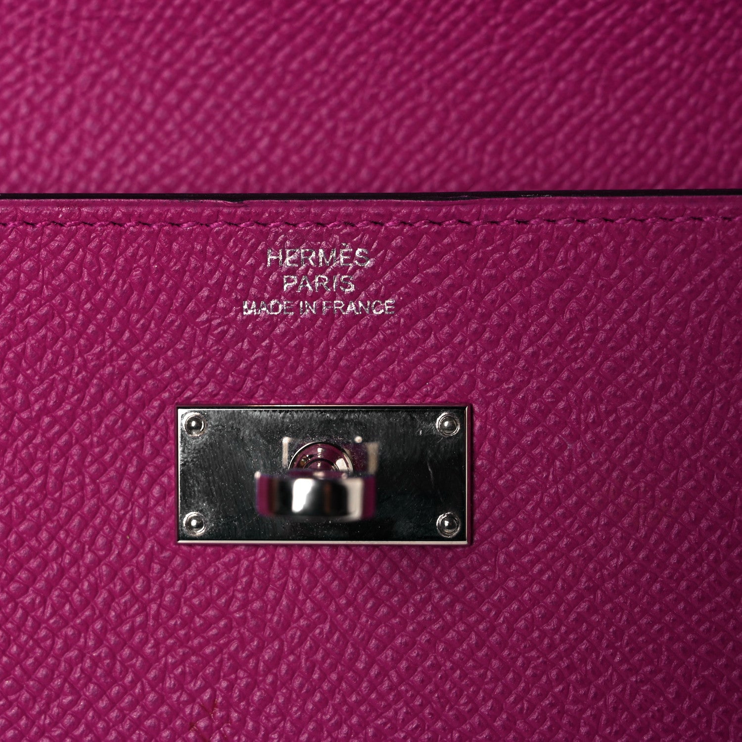 Hermes Epsom Kelly Longue Wallet Rose Pourpre 12 of 16