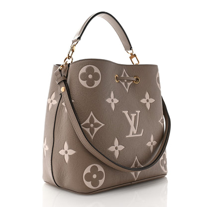 Louis Vuitton Empreinte Monogram Giant Neonoe MM Tourterelle Creme 4 of 14