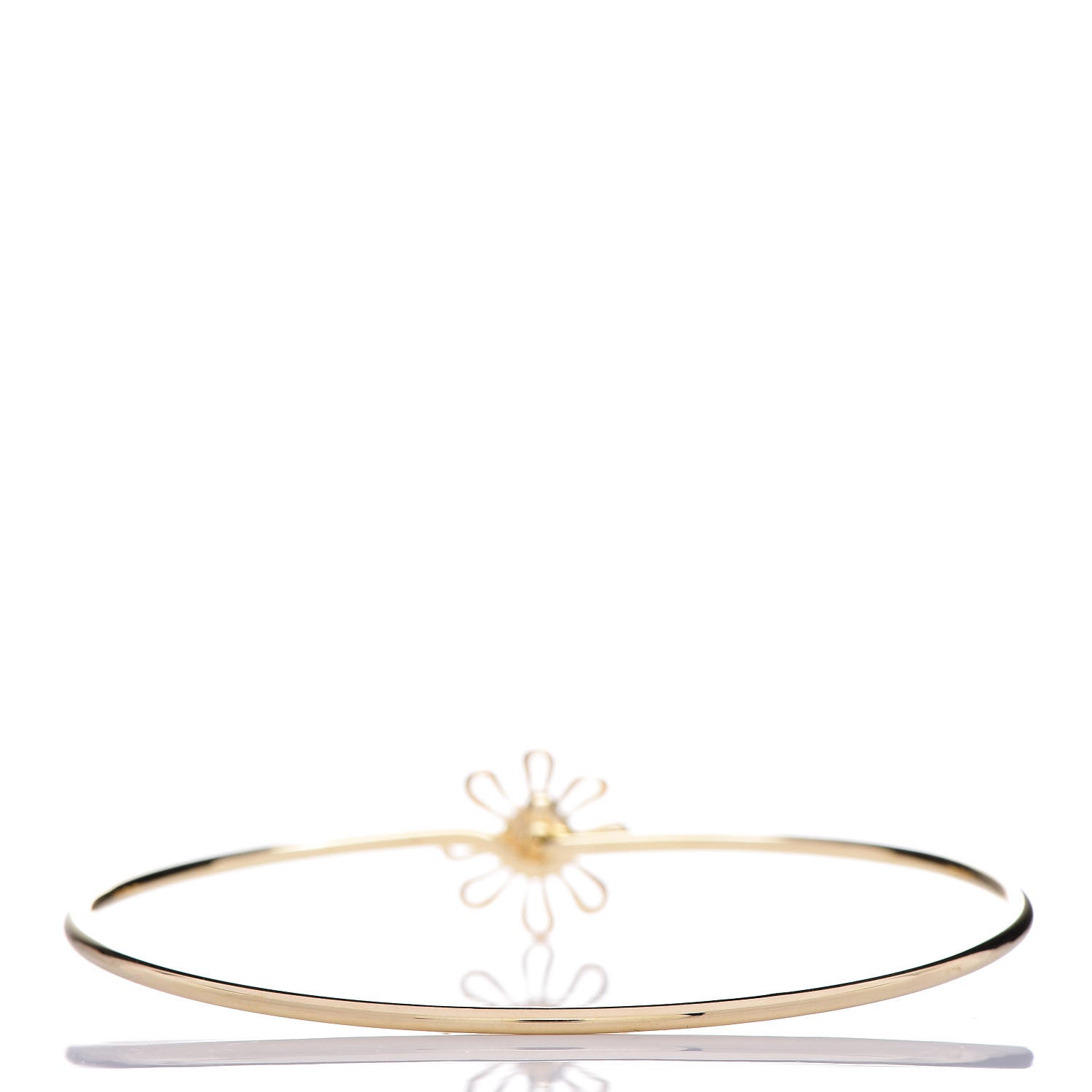 Tiffany 18K Yellow Gold Paloma Picasso Daisy Bangle 3 of 4
