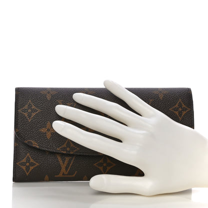 Louis Vuitton Monogram Emilie Wallet Rose Ballerine 2 of 10