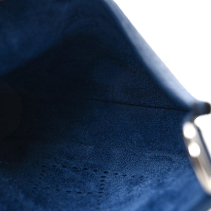Hermes Taurillon Clemence Evelyne TPM Bleu Tie 5 of 10