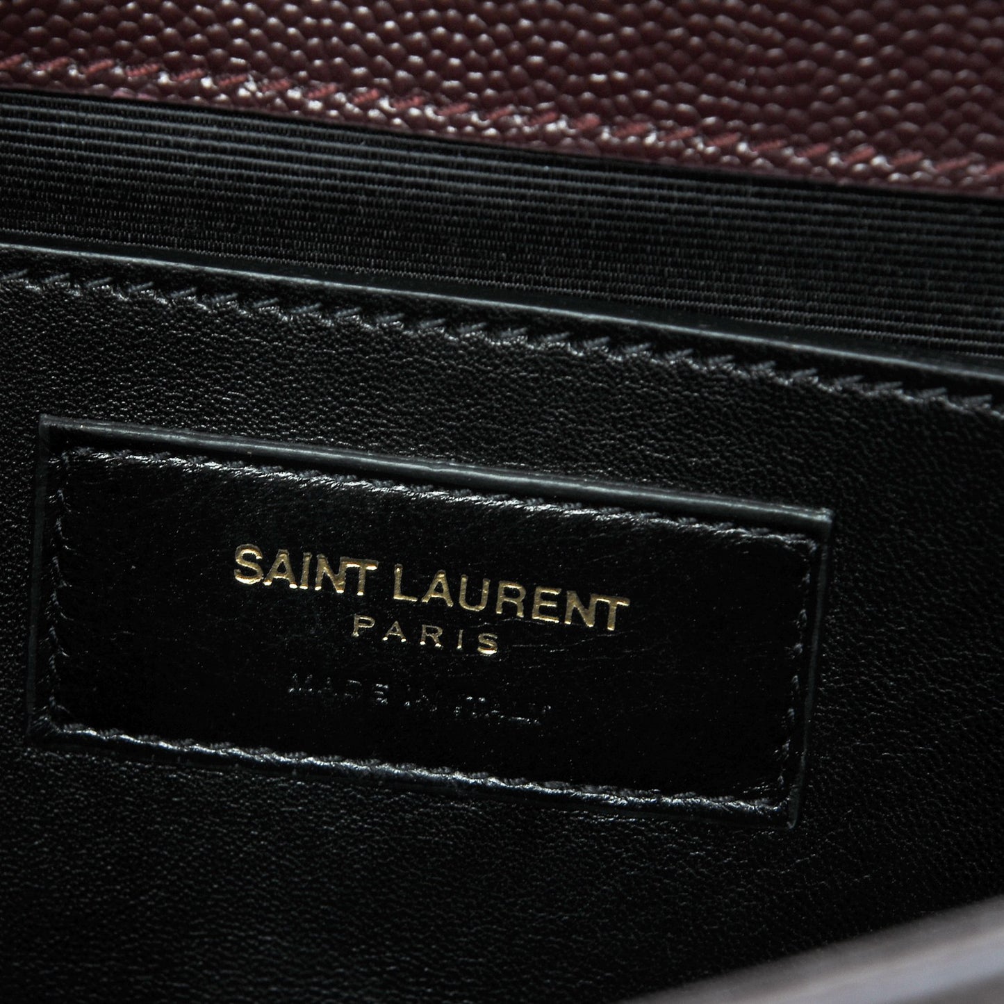 Grain De Poudre Classic Kate Monogram Clutch Amaranto