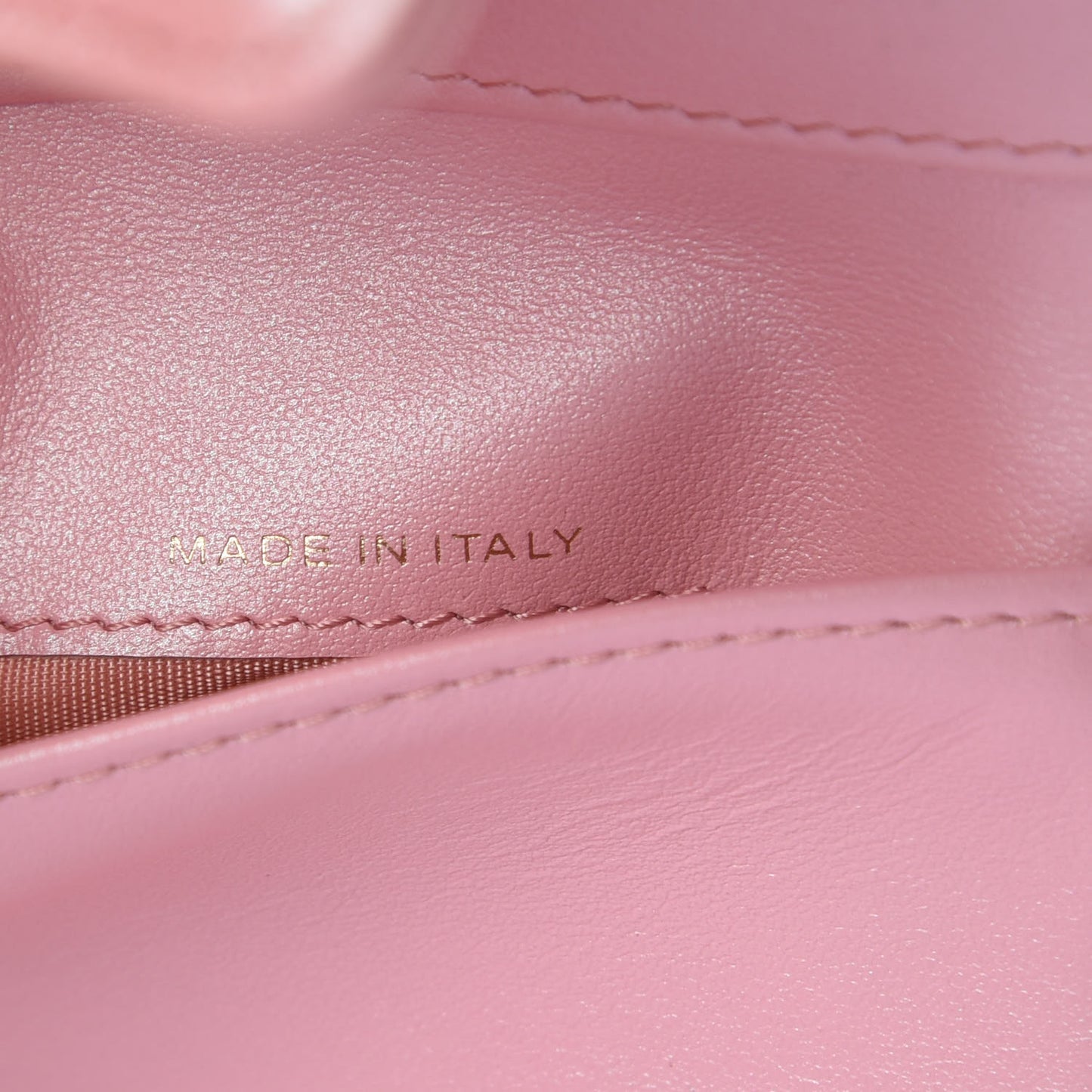 Iridescent Caviar Quilted Small Flap Wallet Rose Pink