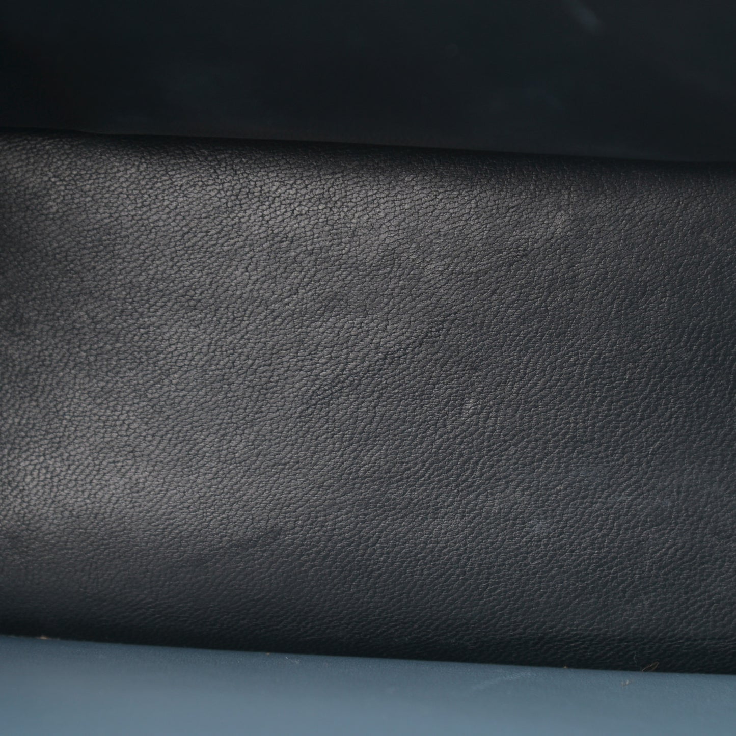 Calfskin Medium Barcelona Shoulder Bag Stone Blue