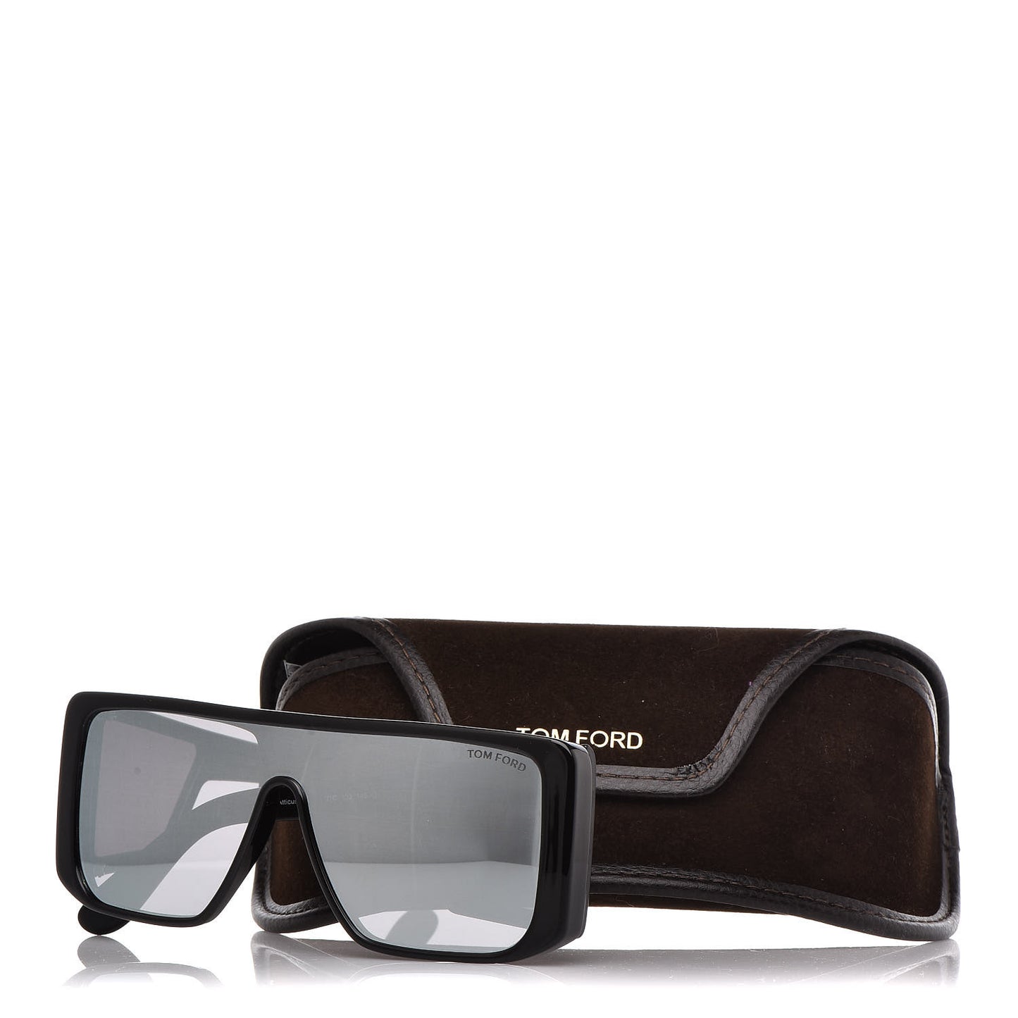 Square Atticus Sunglasses TF710 Black Smoke