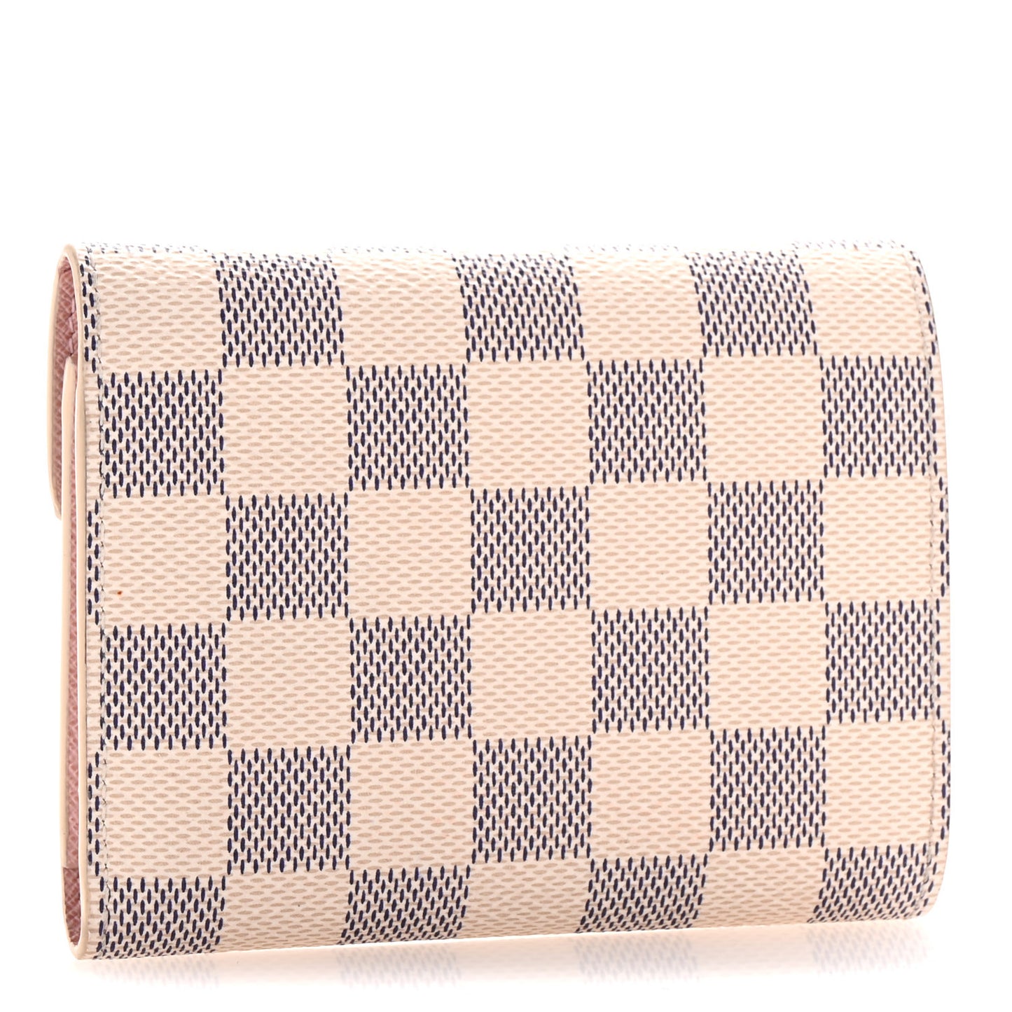 Damier Azur Victorine Wallet Rose Ballerine