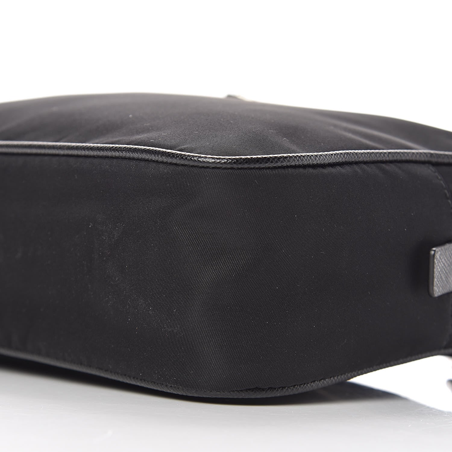 Prada Tessuto Nylon Saffiano Wristlet Black 9 of 10