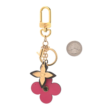Louis Vuitton Monogram Blooming Flowers Bag Charm Key Holder Brown 2 of 3