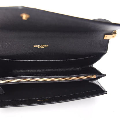 Saint Laurent Grain De Poudre Mini Uptown Crossbody Bag Black 5 of 10