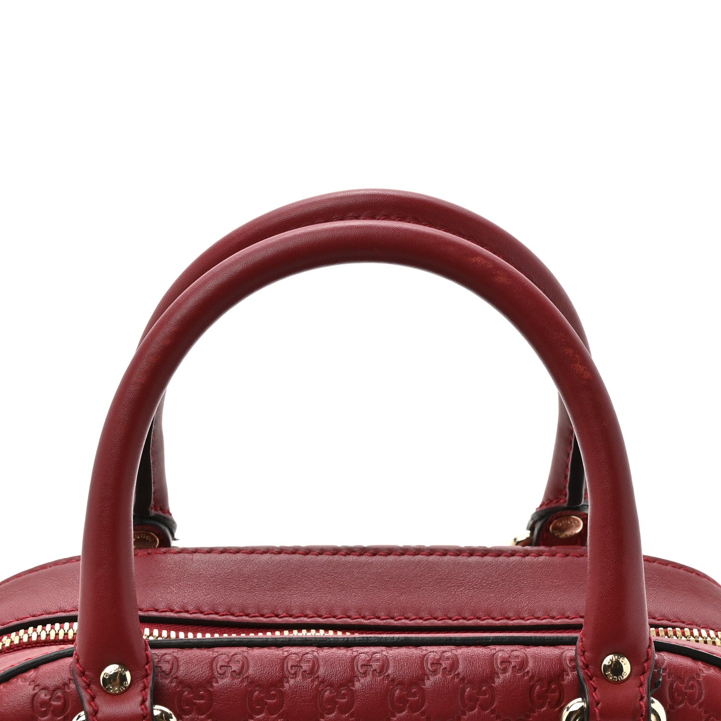 Soft Microguccissima Small Crossbody Bag Rosso