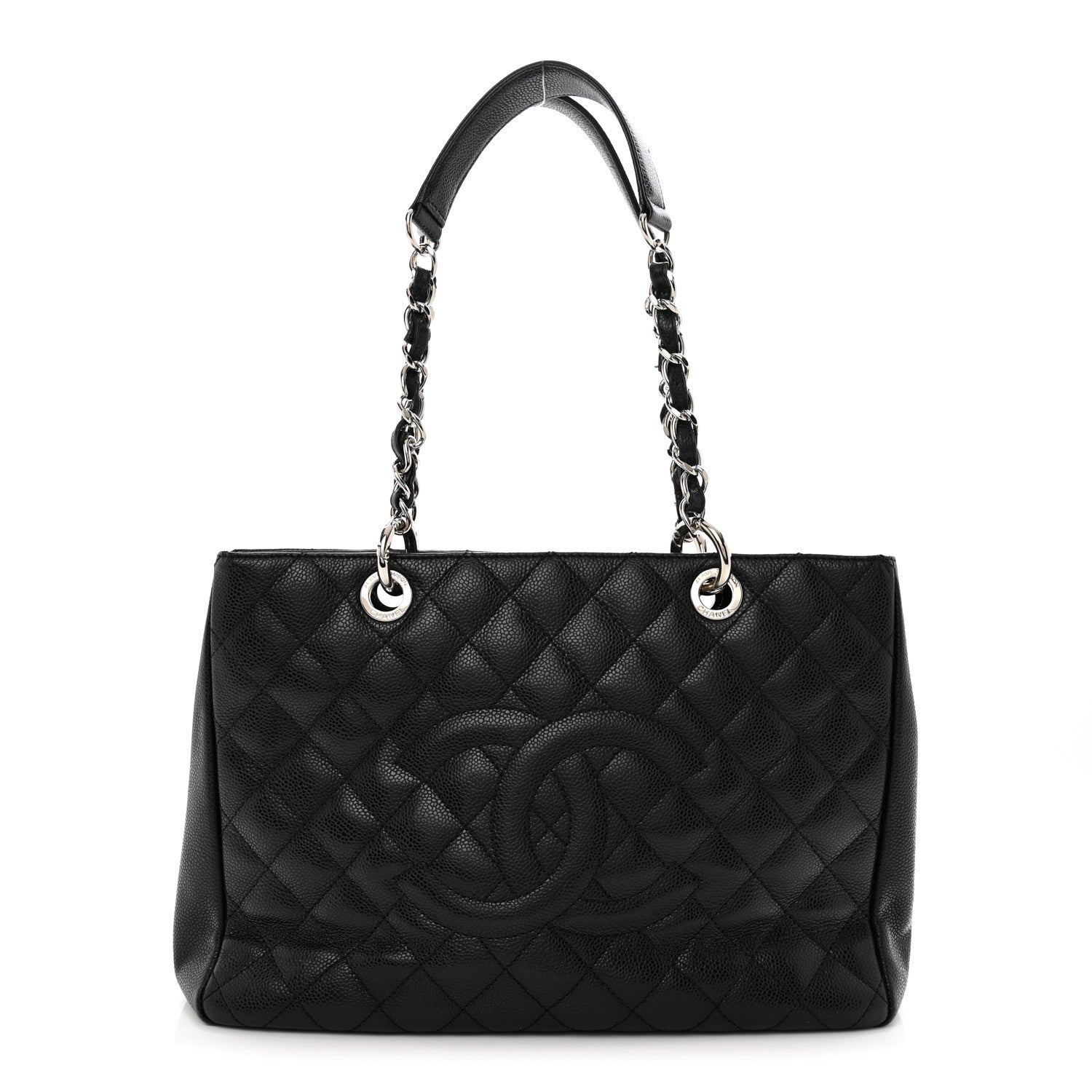 Chanel Caviar Quilted Grand Shopping Tote GST Black 1 of 10