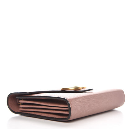 Gucci Cellarius Calfskin GG Marmont Chain Wallet Rosy Phard 4 of 8
