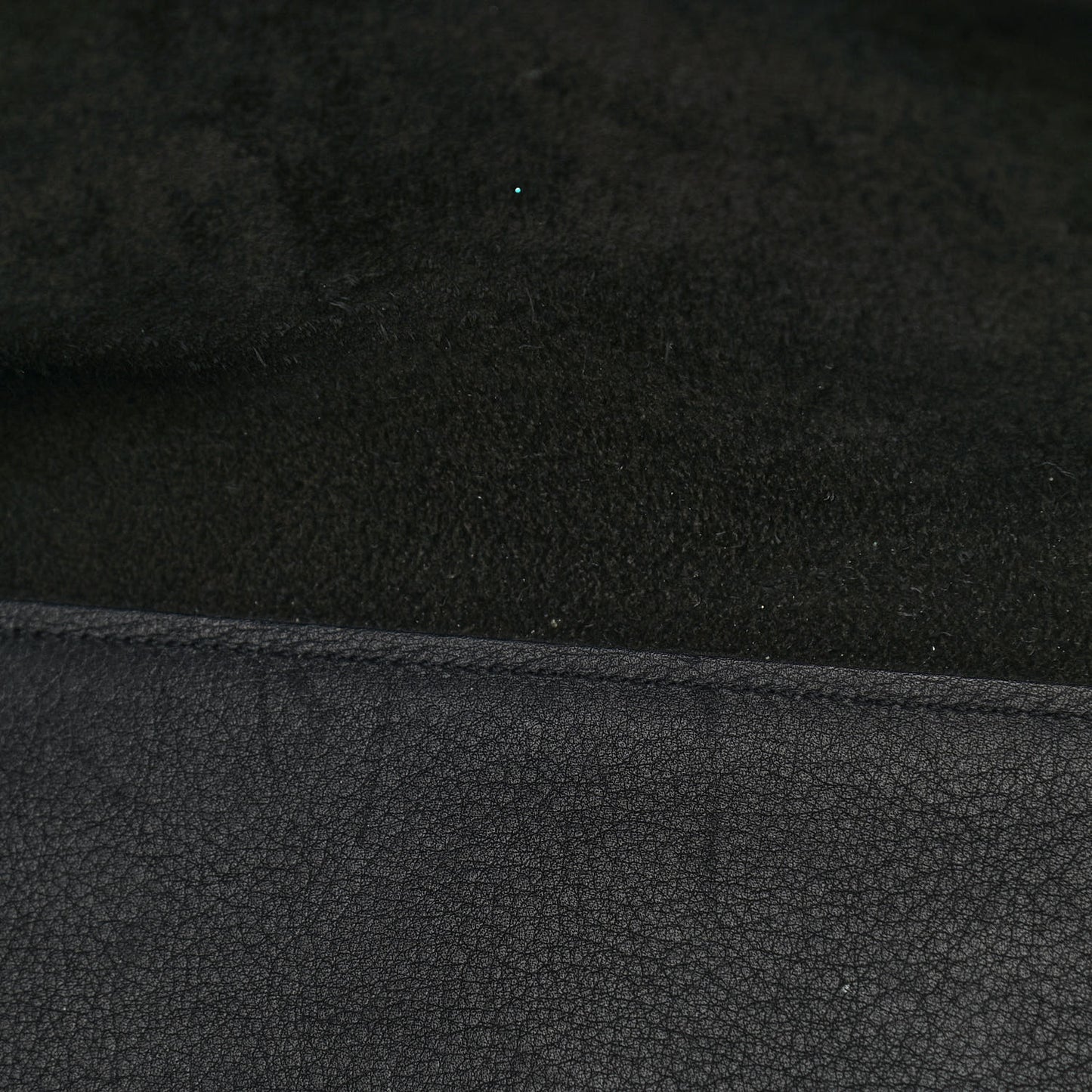 Calfskin Small Monogram Downtown Cabas Black White