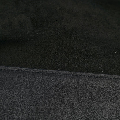 Saint Laurent Calfskin Small Monogram Downtown Cabas Black White 8 of 14