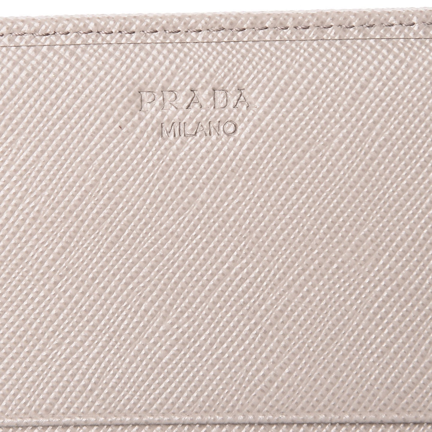 Saffiano Metal Continental Flap Wallet Pomice