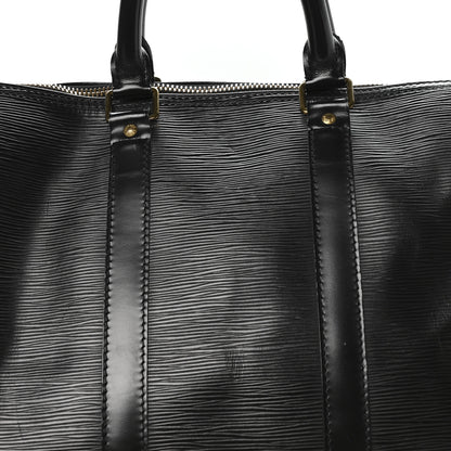 Louis Vuitton Epi Keepall 45 Black 7 of 9