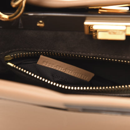 Fendi Vitello Seta Medium Peekaboo Iconic Satchel Cuoio 8 of 10