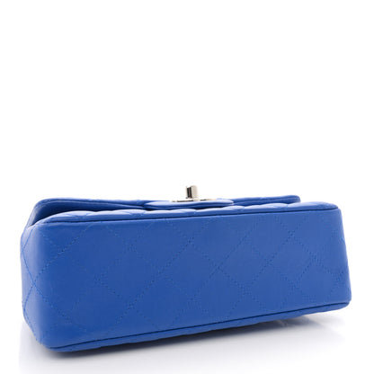 Chanel Lambskin Quilted Mini Rectangular Flap Royal Blue 4 of 11