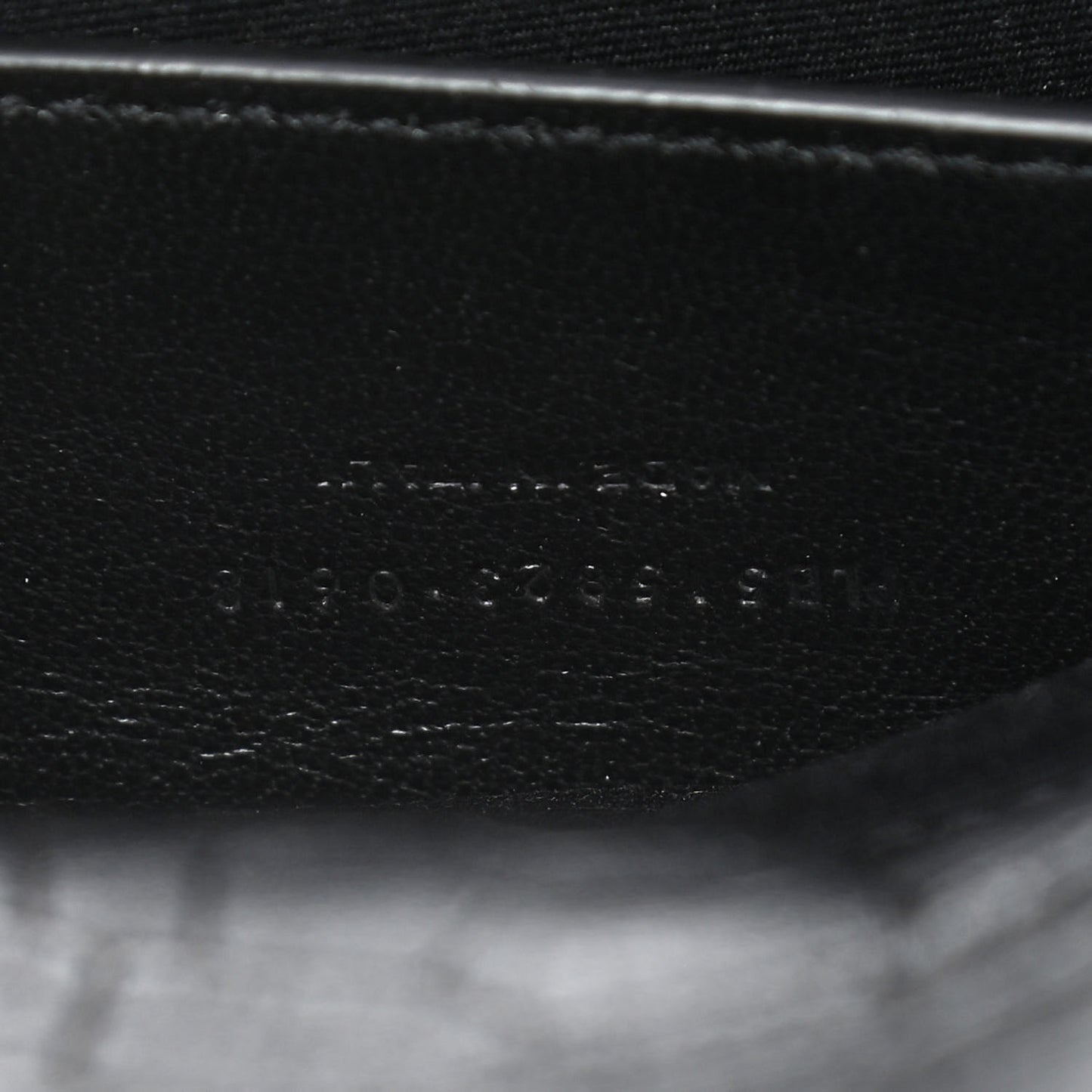 Calfskin Crocodile Embossed Monogram Medium Sunset Black