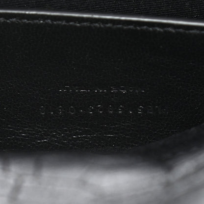 Saint Laurent Calfskin Crocodile Embossed Monogram Medium Sunset Black 6 of 10