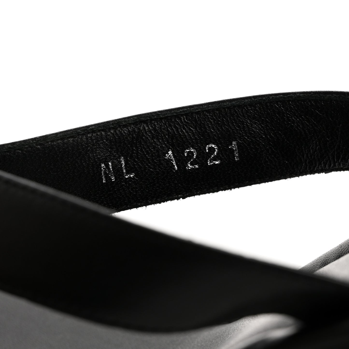 Calfskin Signature Thong Sandal 40 Black
