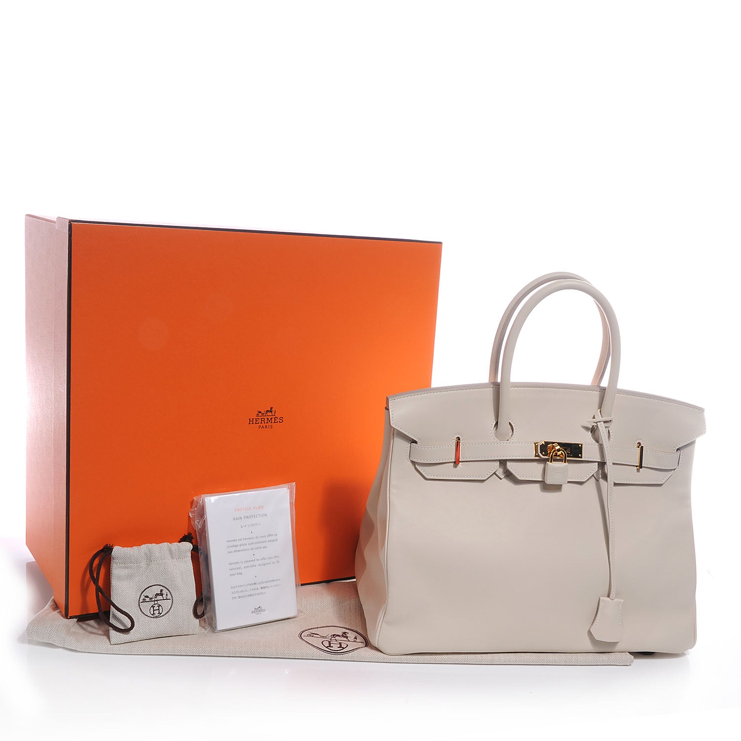 Hermes Swift Birkin 35 Craie 5 of 10
