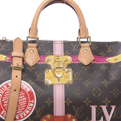 Louis Vuitton Monogram Summer Trunks Speedy Bandouliere 30 8 of 10