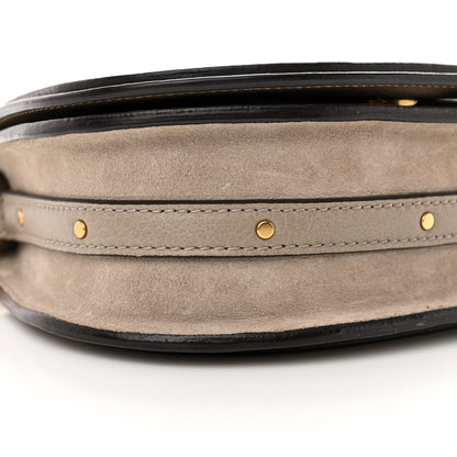 Chloe Calfskin Suede Small Nile Bracelet Bag Motty Grey 8 of 12