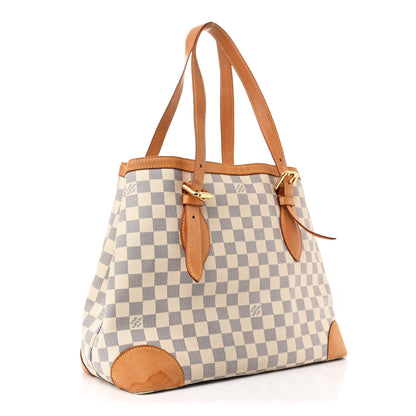 Louis Vuitton Damier Azur Hampstead MM 3 of 11