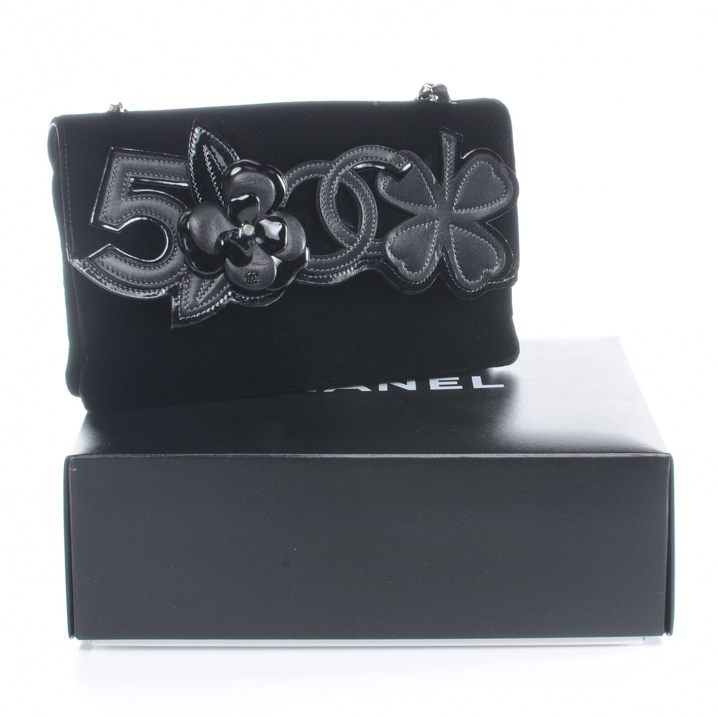 Velvet Precious Symbols Flap Black