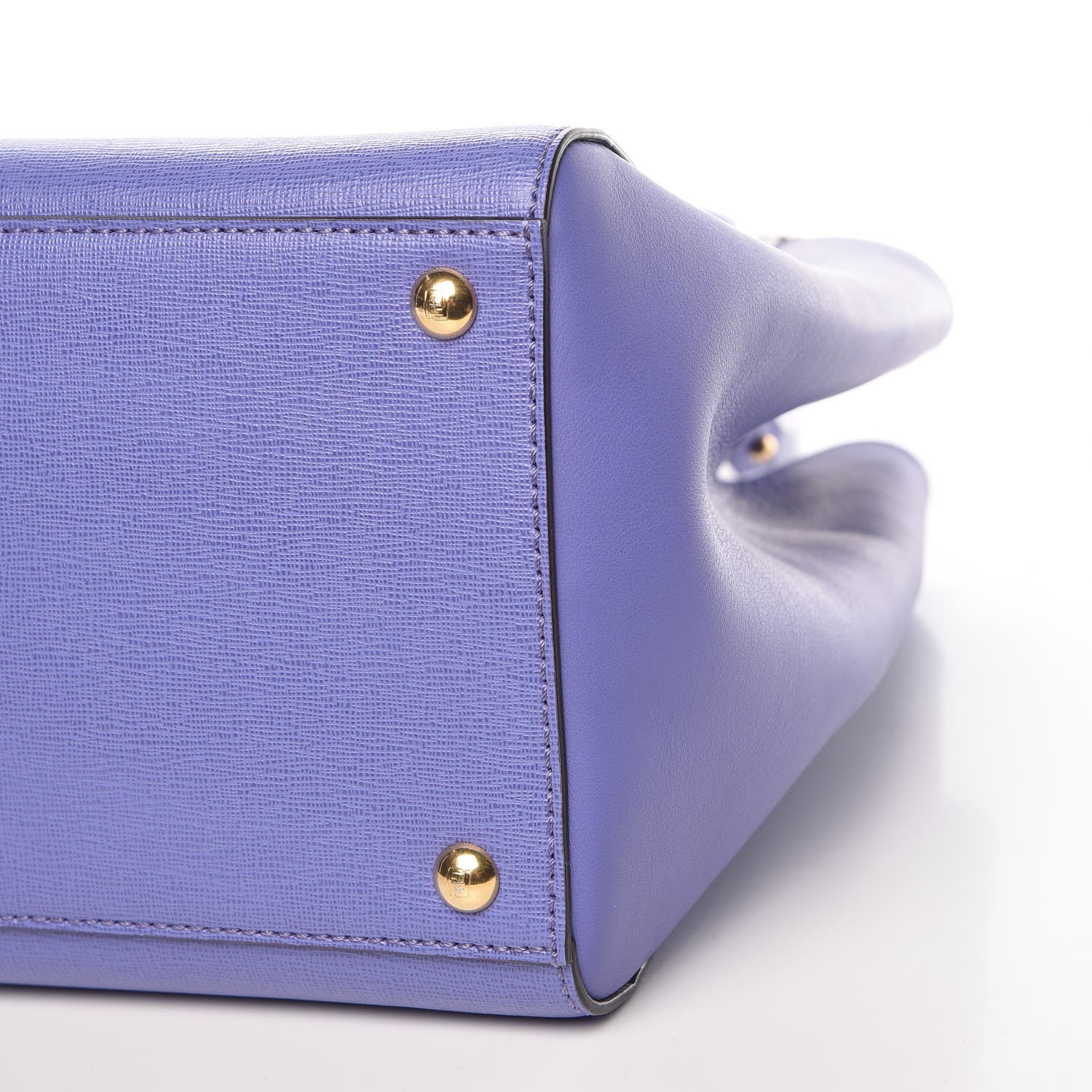 Fendi Vitello Elite Regular 2Jours Tote Cassis 9 of 9