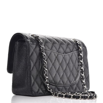 Chanel Caviar Quilted Medium Double Flap Black 4 of 10
