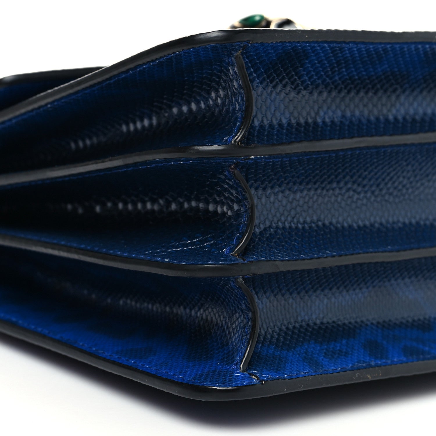 Bulgari Shiny Karung Serpenti Forever Top Handle Dark Blue 9 of 10